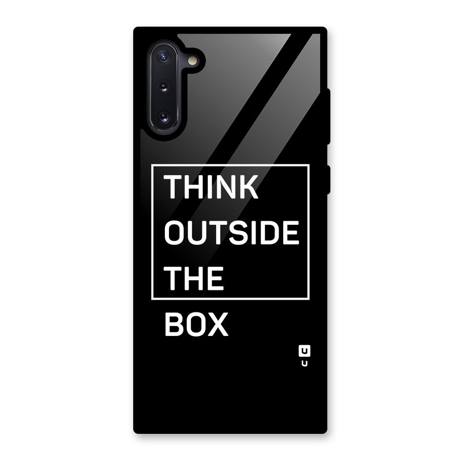 Always Think Outside Glass Back Case for Galaxy Note 10