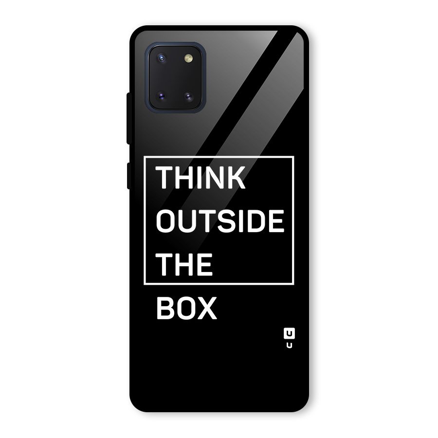 Always Think Outside Glass Back Case for Galaxy Note 10 Lite