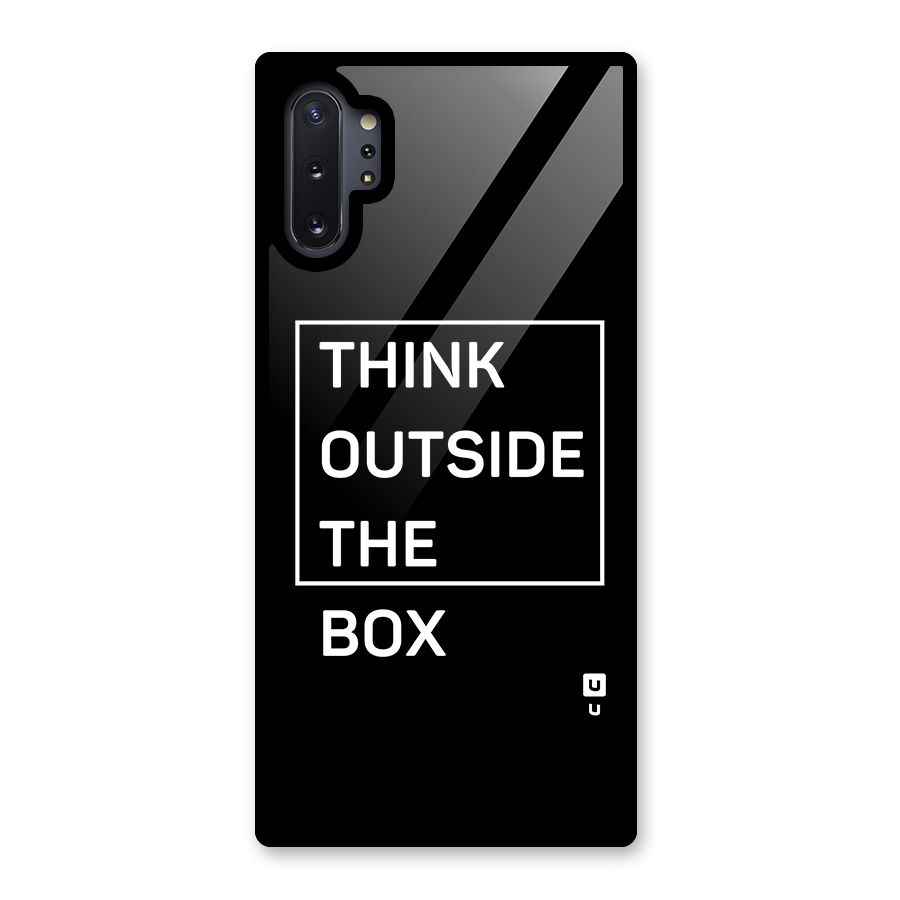 Always Think Outside Glass Back Case for Galaxy Note 10 Plus