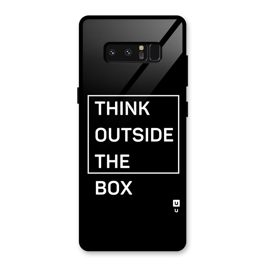 Always Think Outside Glass Back Case for Galaxy Note 8