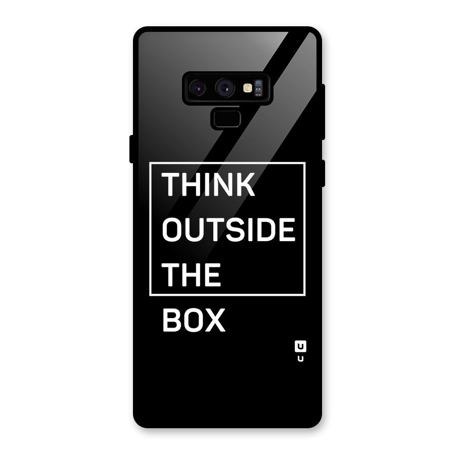 Always Think Outside Glass Back Case for Galaxy Note 9