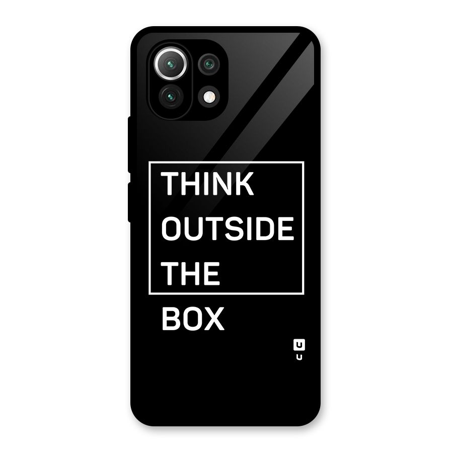Always Think Outside Glass Back Case for Mi 11 Lite