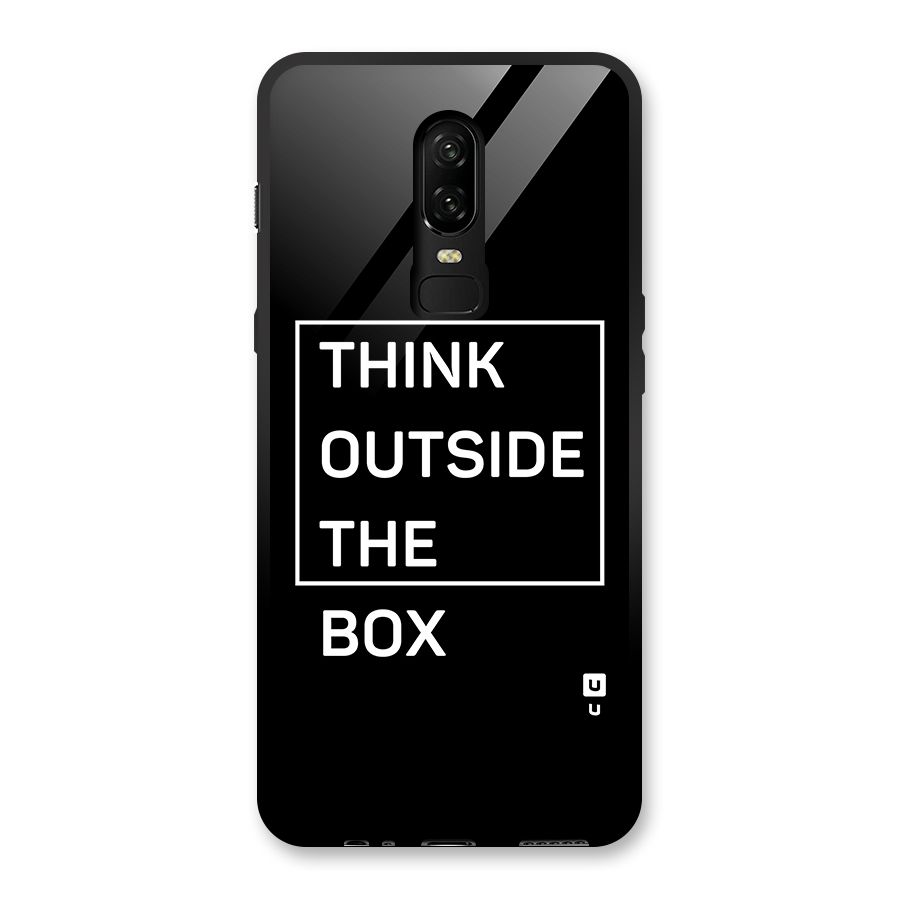 Always Think Outside Glass Back Case for OnePlus 6