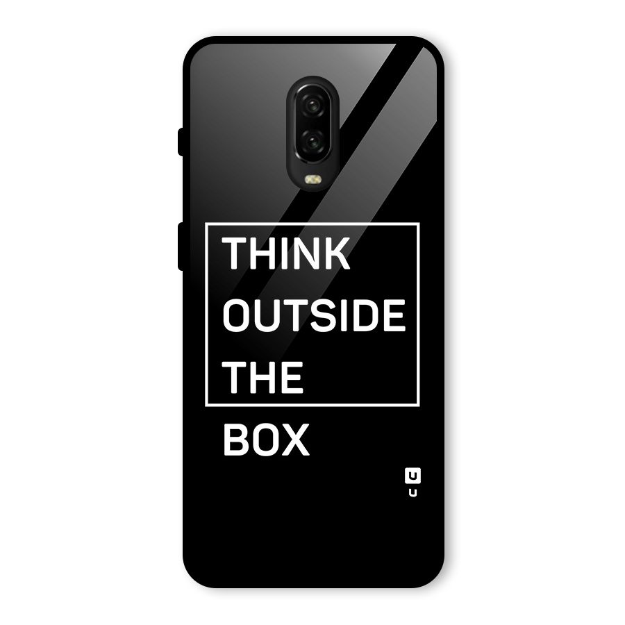 Always Think Outside Glass Back Case for OnePlus 6T