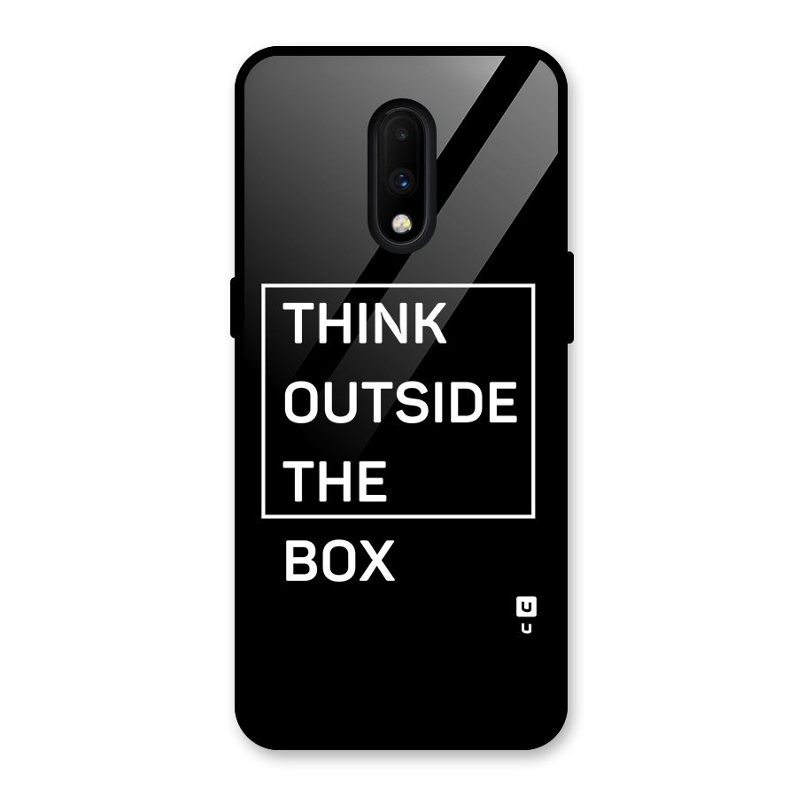 Always Think Outside Glass Back Case for OnePlus 7