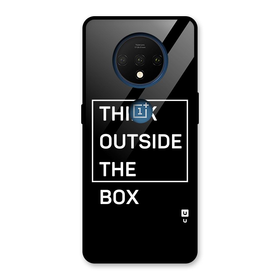 Always Think Outside Glass Back Case for OnePlus 7T