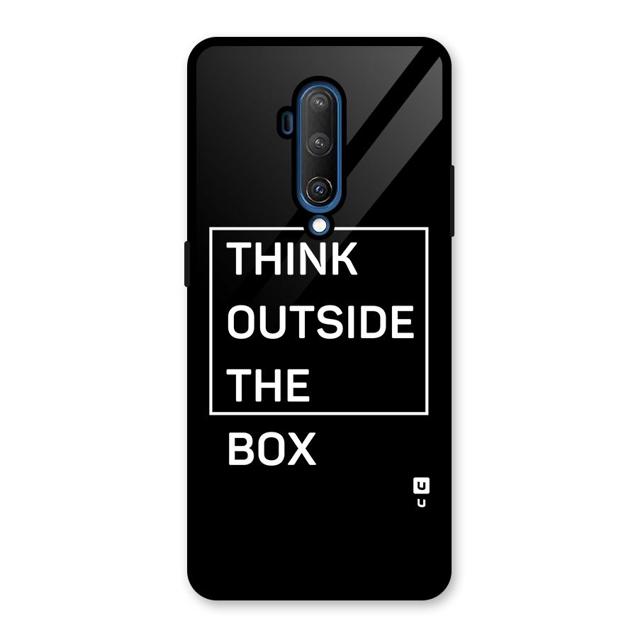 Always Think Outside Glass Back Case for OnePlus 7T Pro