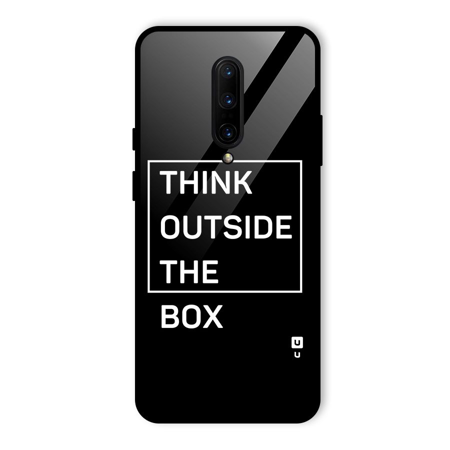 Always Think Outside Glass Back Case for OnePlus 7 Pro