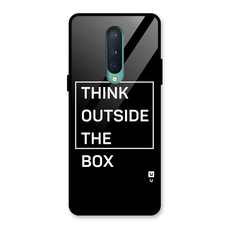 Always Think Outside Glass Back Case for OnePlus 8