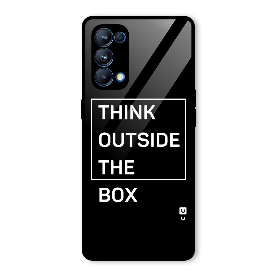 Always Think Outside Glass Back Case for Oppo Reno5 Pro 5G