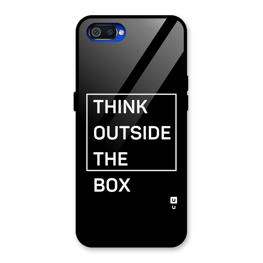 Always Think Outside Glass Back Case for Realme C2