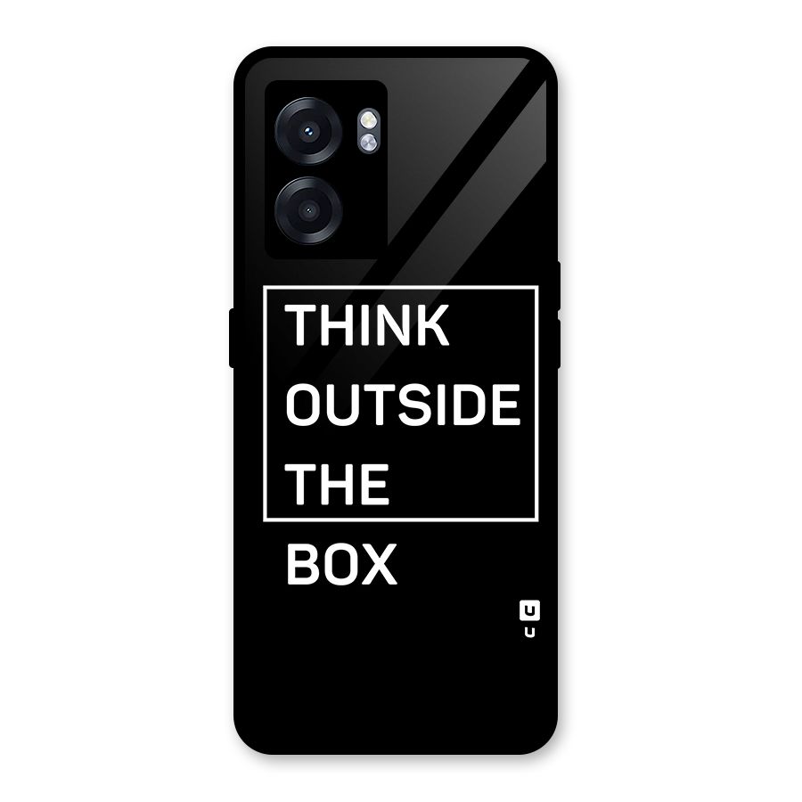 Always Think Outside Glass Back Case for Realme Narzo 50 5G