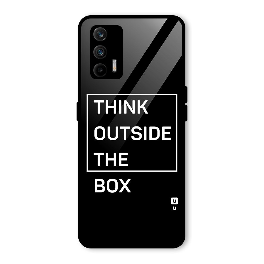 Always Think Outside Glass Back Case for Realme X7 Max