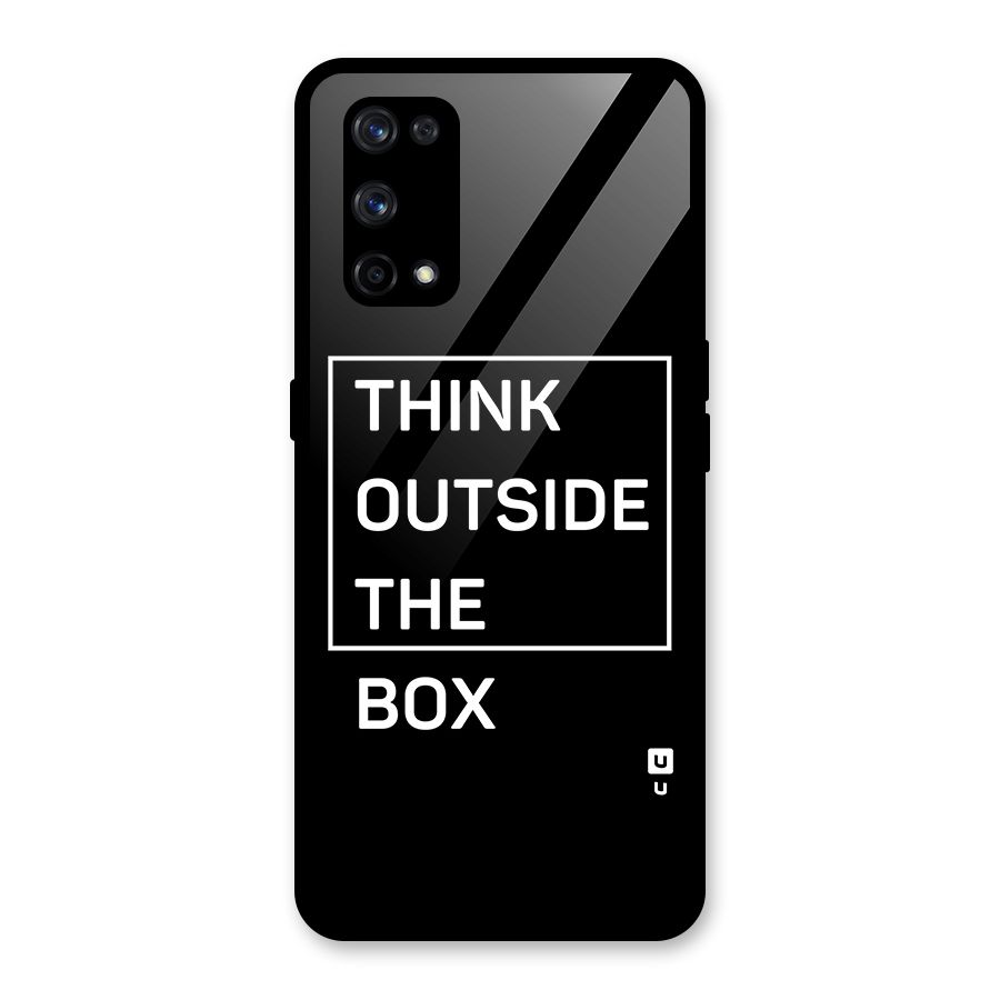 Always Think Outside Glass Back Case for Realme X7 Pro