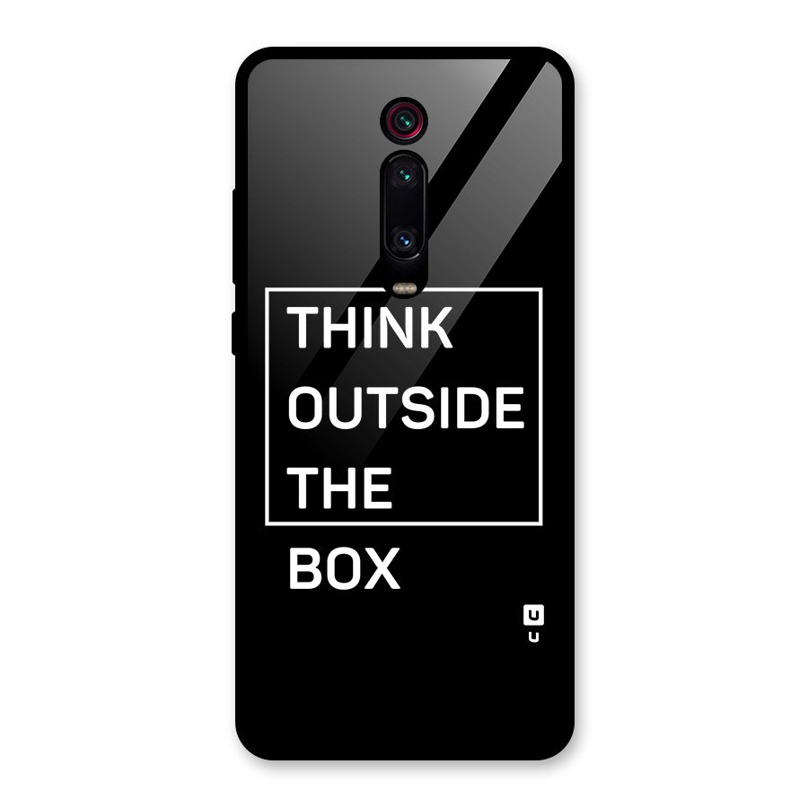 Always Think Outside Glass Back Case for Redmi K20