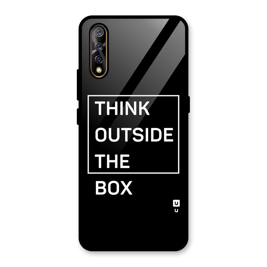 Always Think Outside Glass Back Case for Vivo S1
