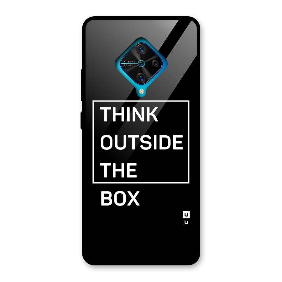 Always Think Outside Glass Back Case for Vivo S1 Pro