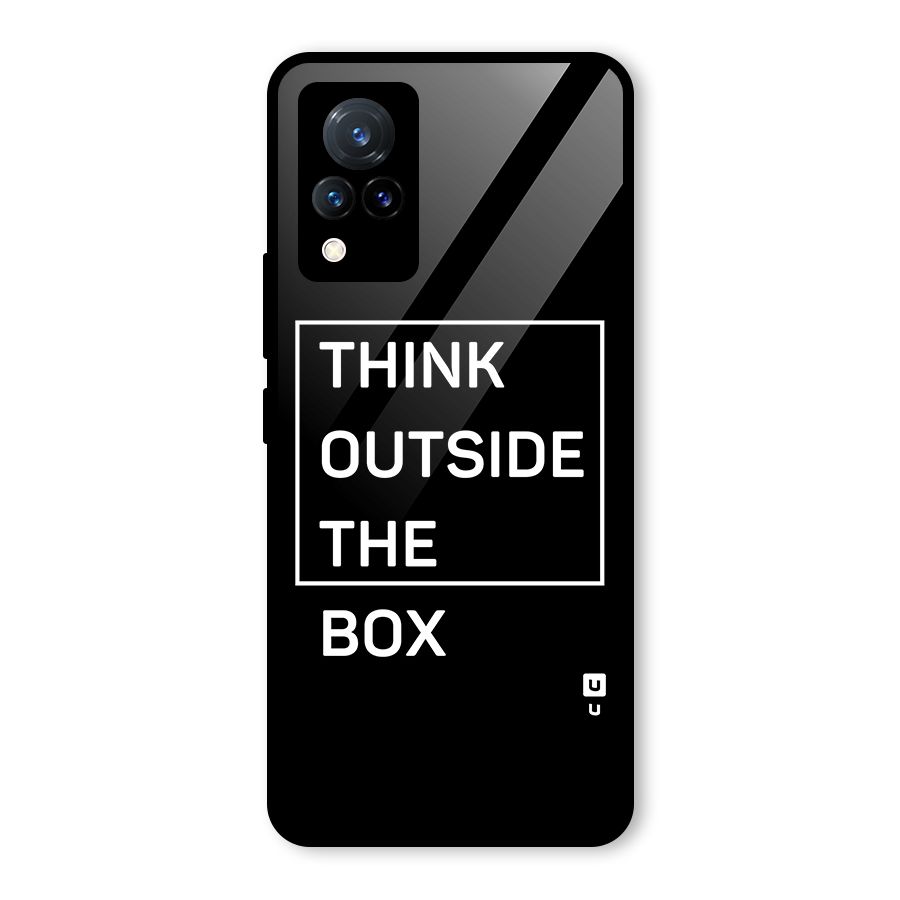 Always Think Outside Glass Back Case for Vivo V21 5G