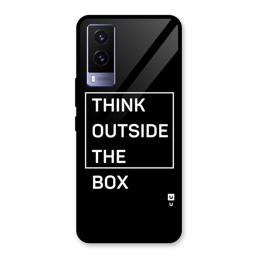 Always Think Outside Glass Back Case for Vivo V21e 5G
