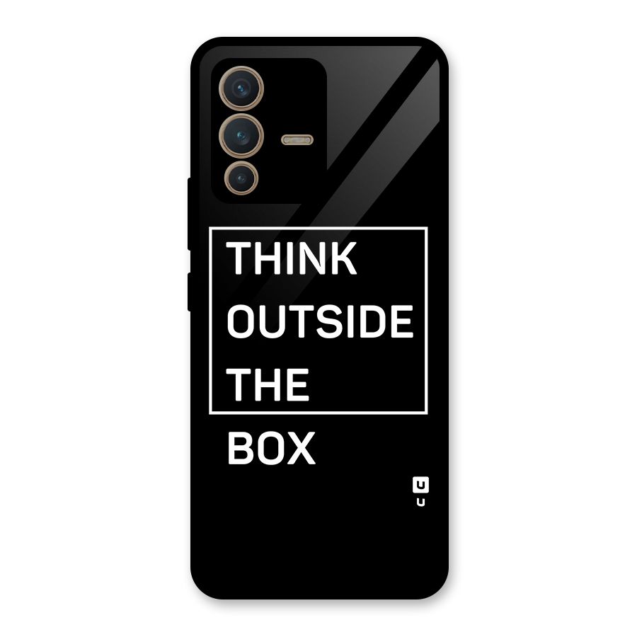 Always Think Outside Glass Back Case for Vivo V23 5G