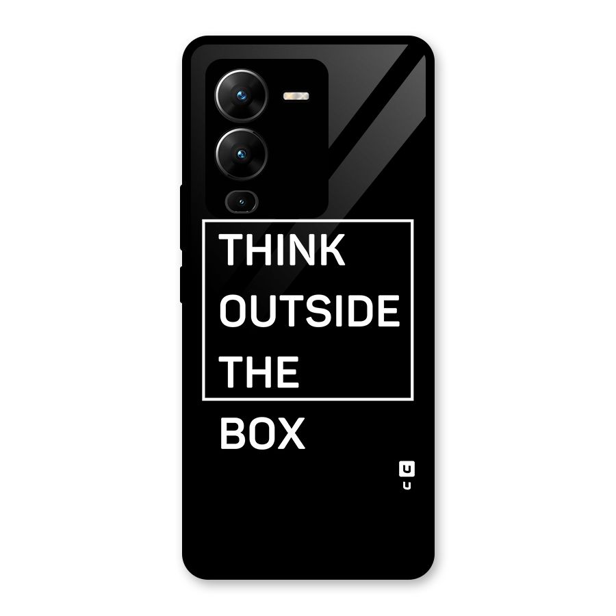 Always Think Outside Glass Back Case for Vivo V25 Pro