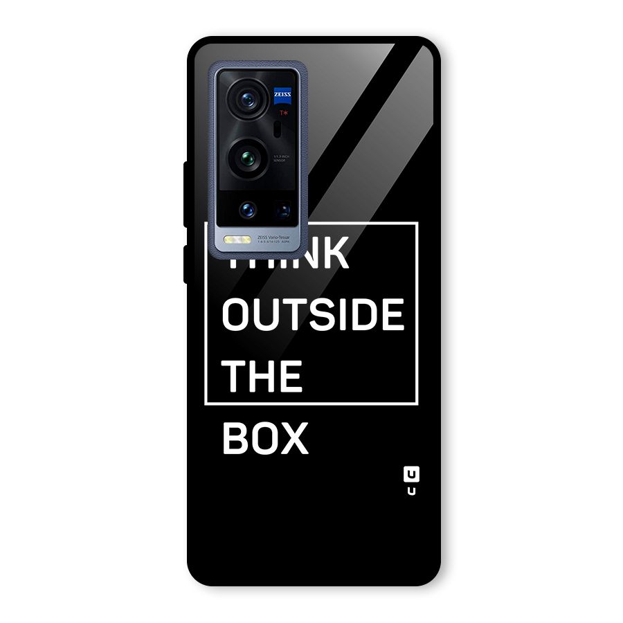 Always Think Outside Glass Back Case for Vivo X60 Pro Plus