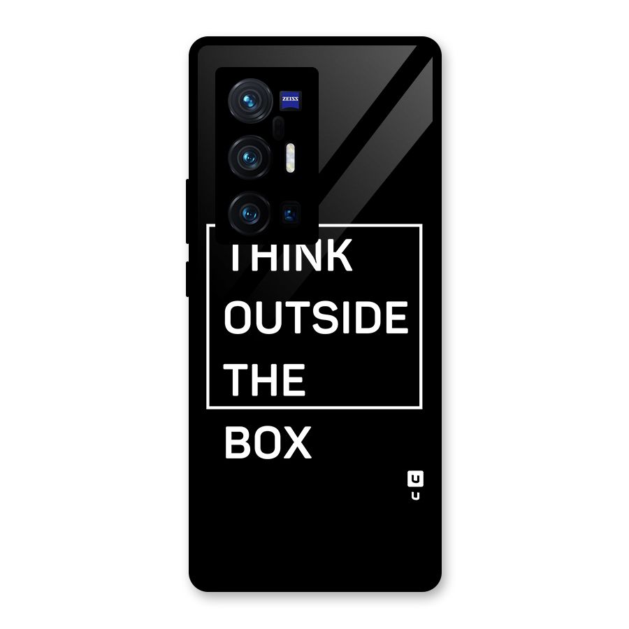 Always Think Outside Glass Back Case for Vivo X70 Pro Plus