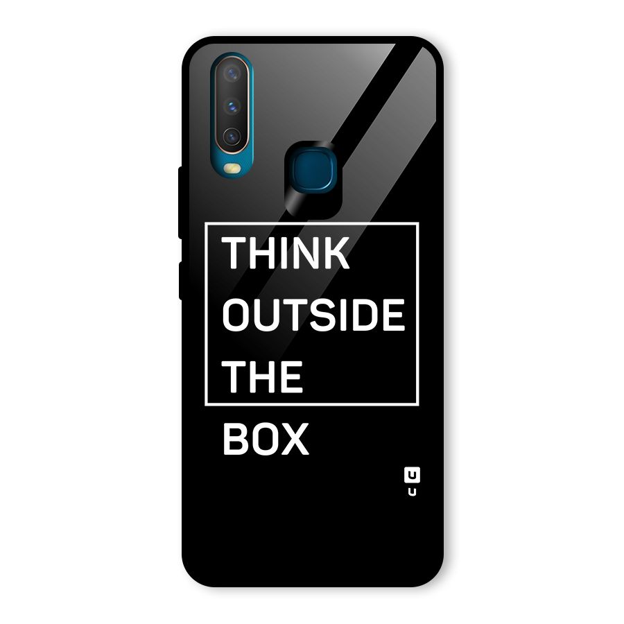 Always Think Outside Glass Back Case for Vivo Y12