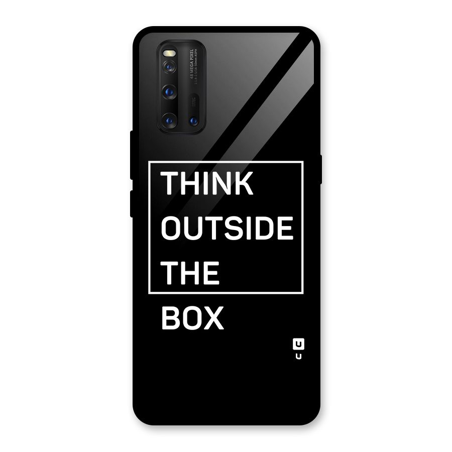 Always Think Outside Glass Back Case for Vivo iQOO 3