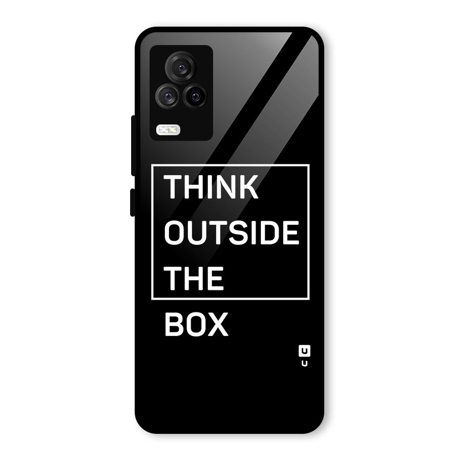 Always Think Outside Glass Back Case for Vivo iQOO 7 Legend 5G