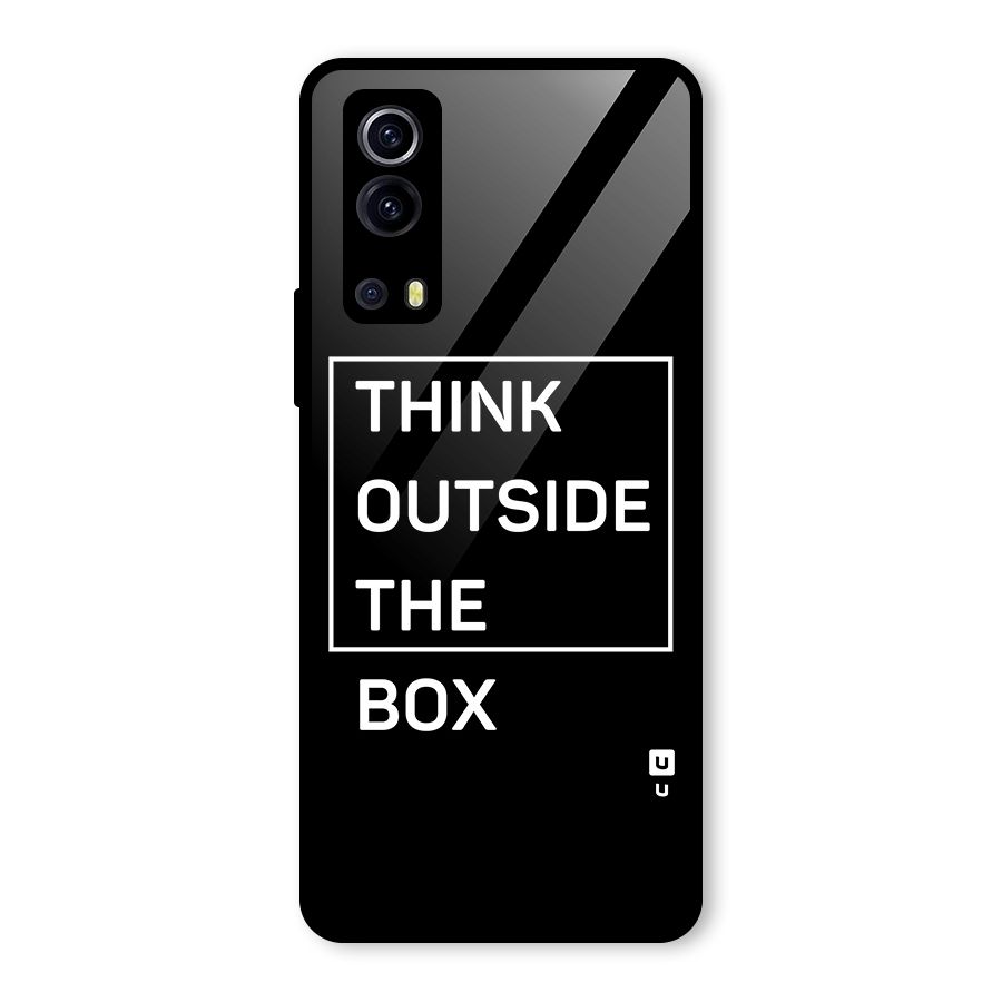 Always Think Outside Glass Back Case for Vivo iQOO Z3
