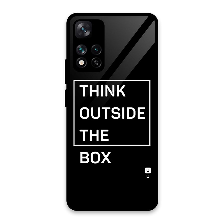 Always Think Outside Glass Back Case for Xiaomi 11i HyperCharge 5G