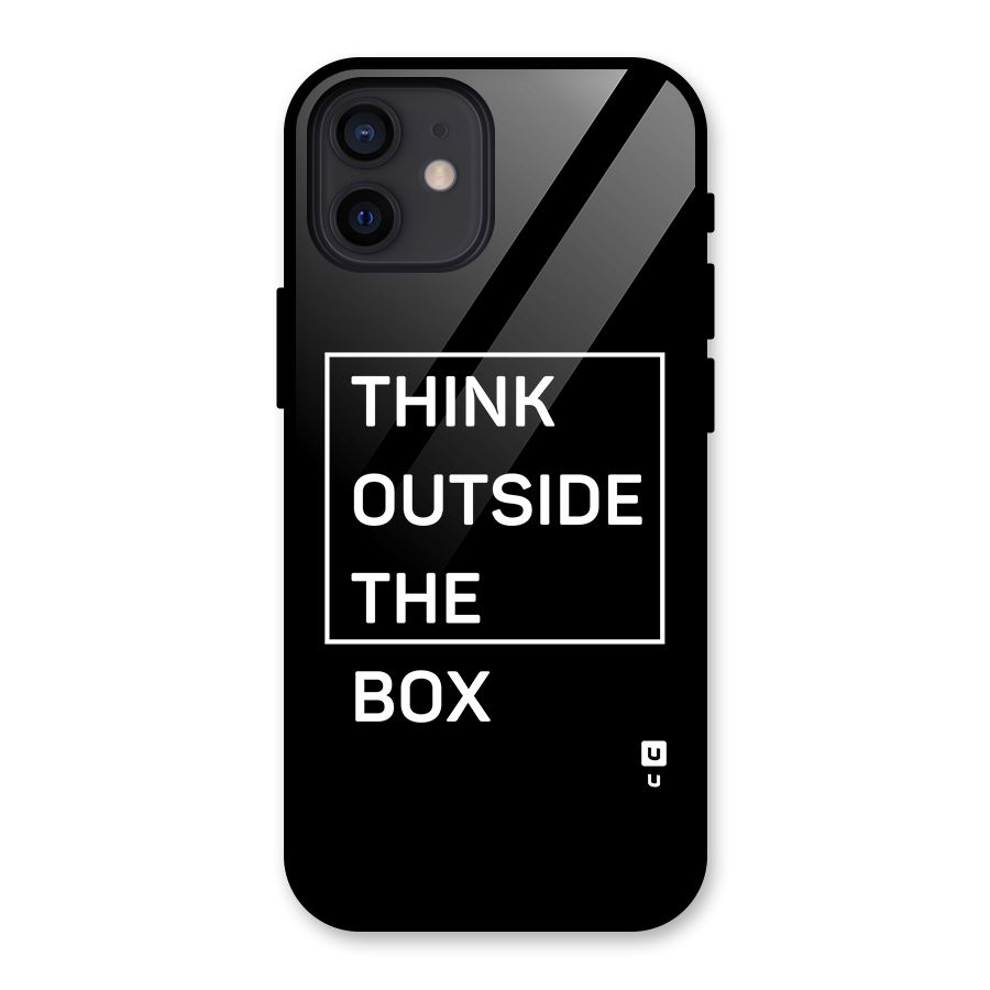 Always Think Outside Glass Back Case for iPhone 12