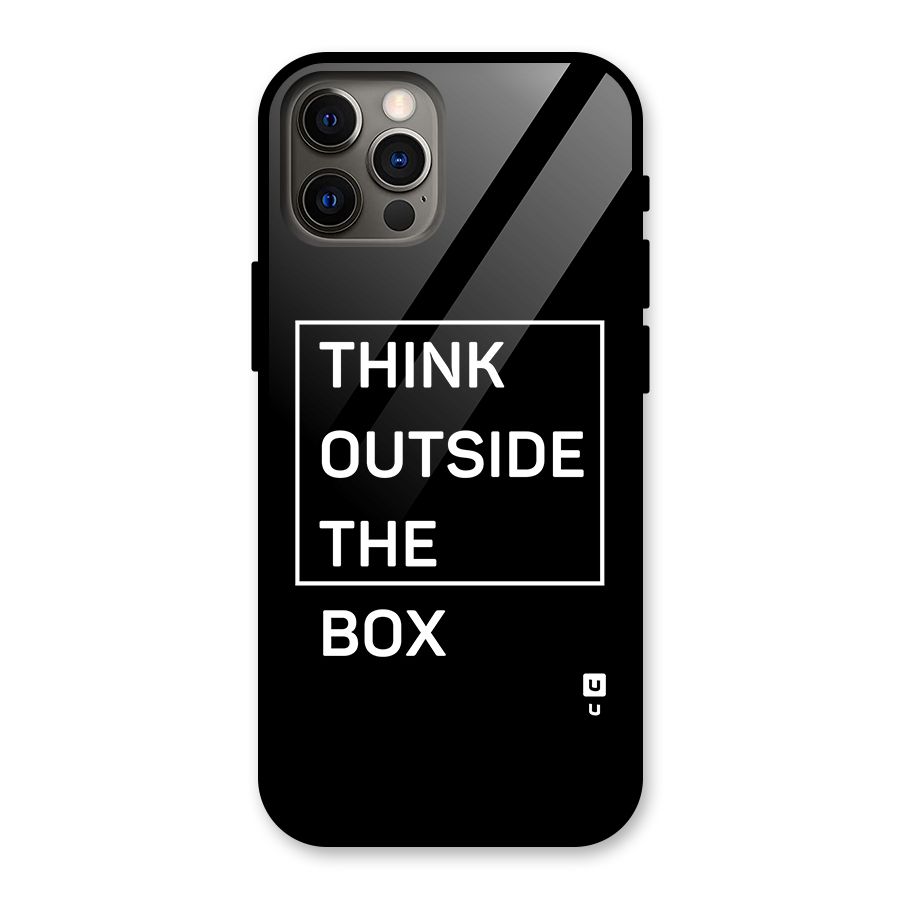 Always Think Outside Glass Back Case for iPhone 12 Pro