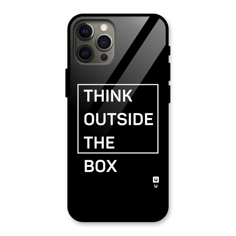 Always Think Outside Glass Back Case for iPhone 12 Pro Max
