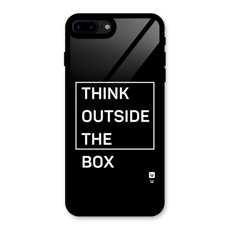 Always Think Outside Glass Back Case for iPhone 7 Plus