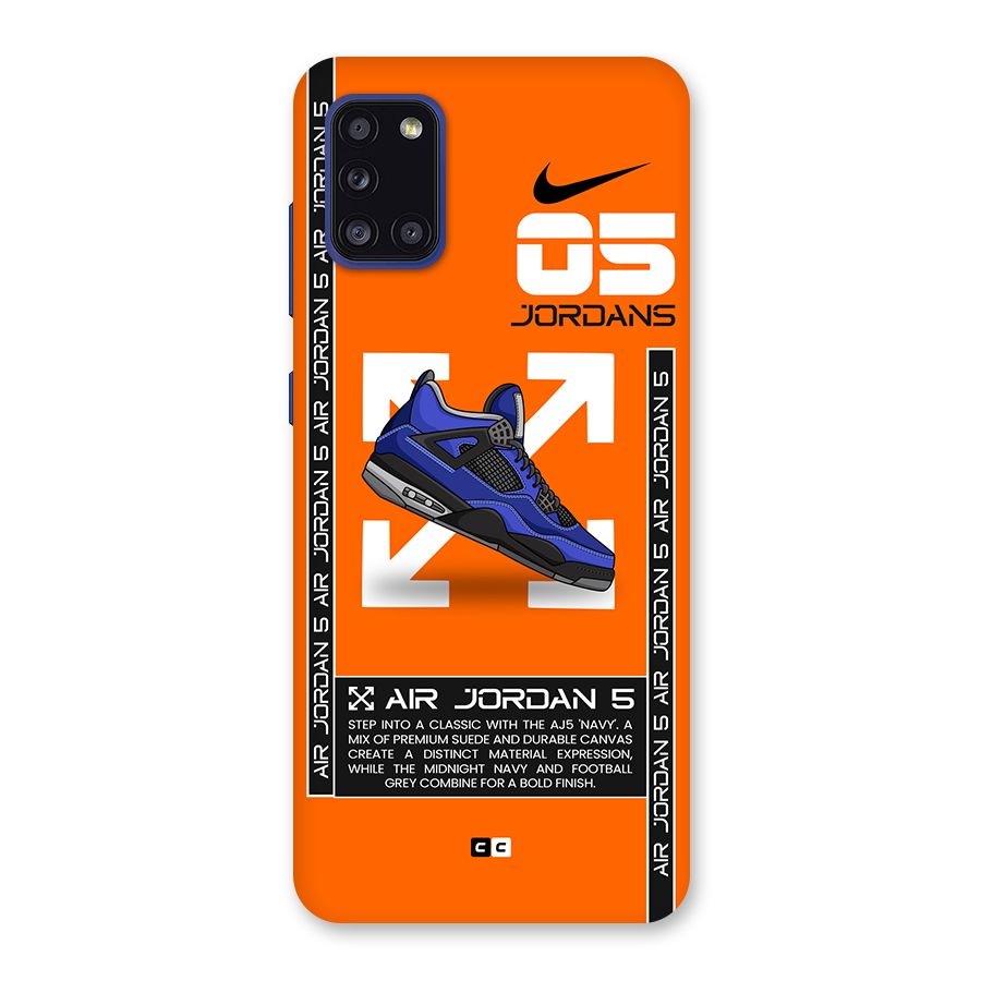 Amazing Air Shoes Back Case for Galaxy A31