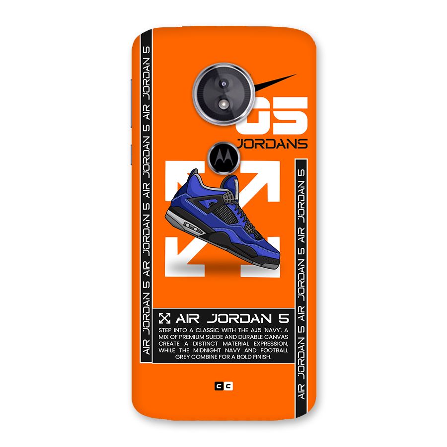 Amazing Air Shoes Back Case for Moto E5