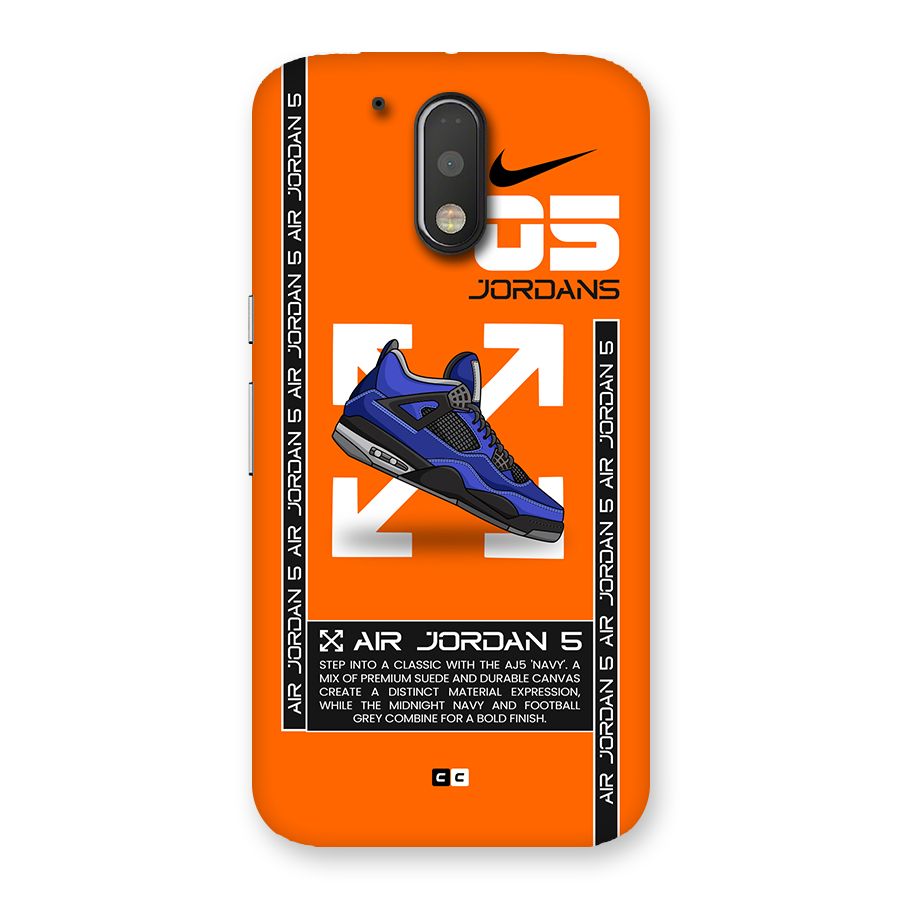 Amazing Air Shoes Back Case for Moto G4