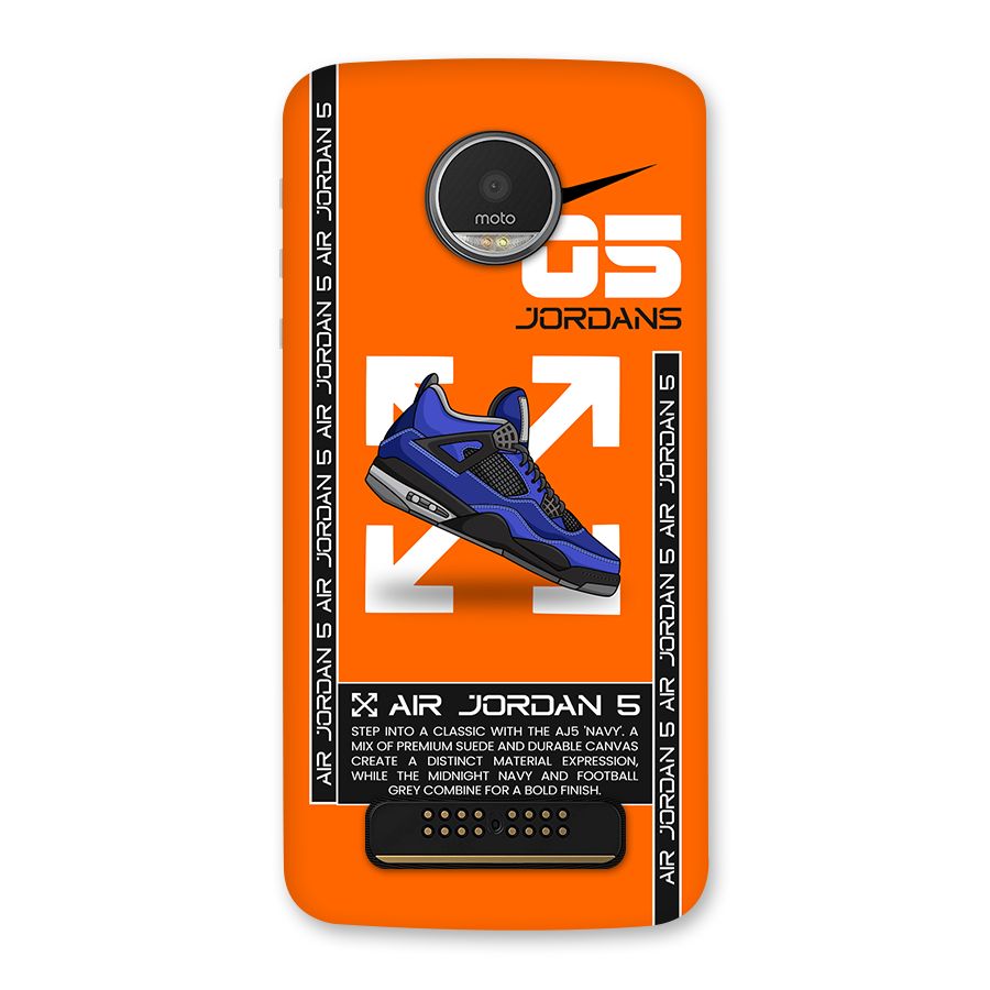 Amazing Air Shoes Back Case for Moto Z Play