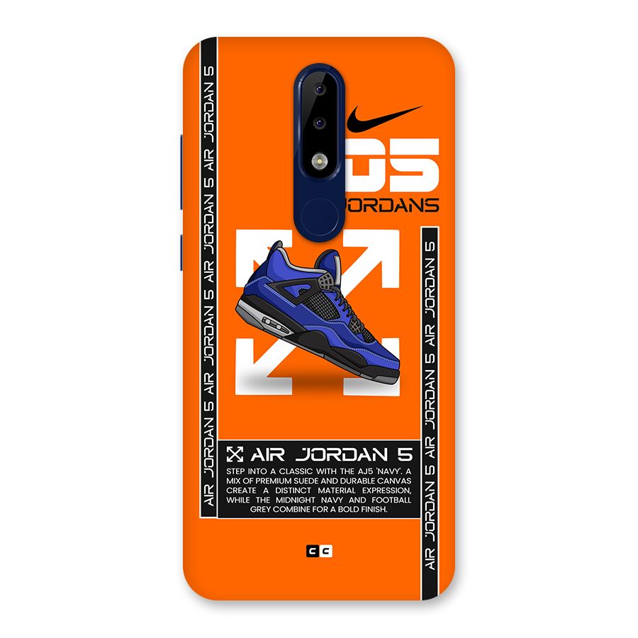 Amazing Air Shoes Back Case for Nokia 5.1 Plus