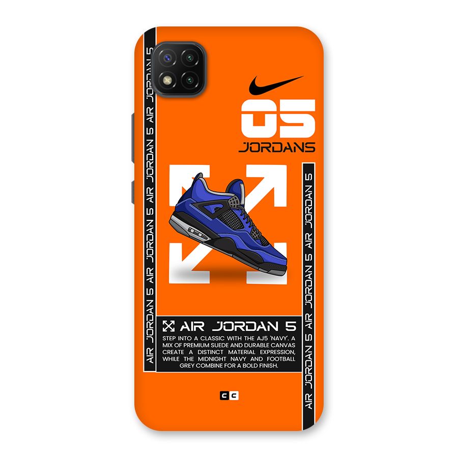 Amazing Air Shoes Back Case for Poco C3