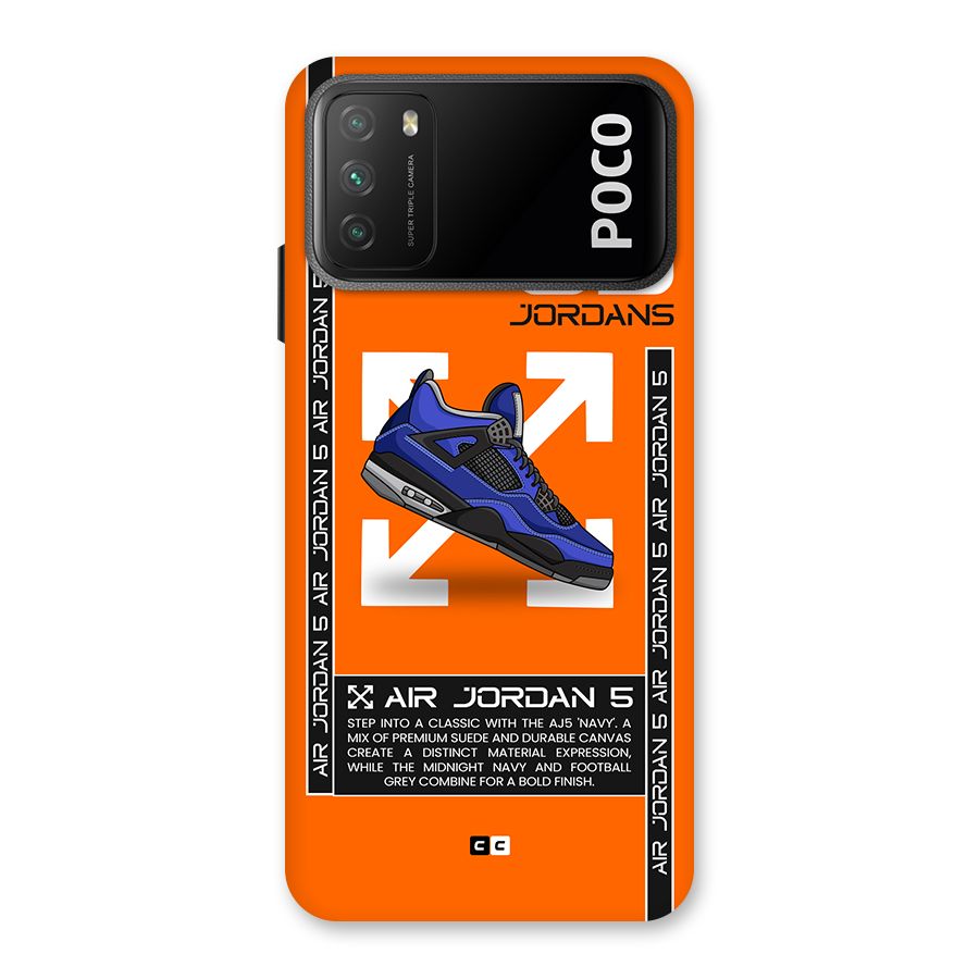 Amazing Air Shoes Back Case for Poco M3