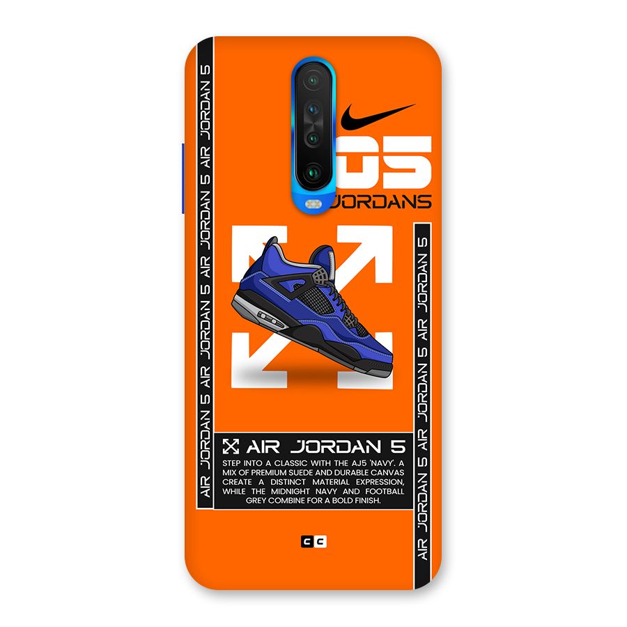 Amazing Air Shoes Back Case for Poco X2