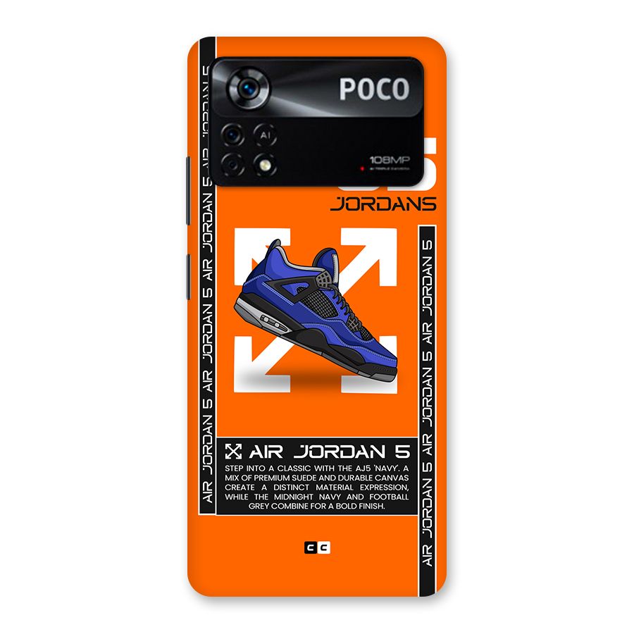 Amazing Air Shoes Back Case for Poco X4 Pro 5G