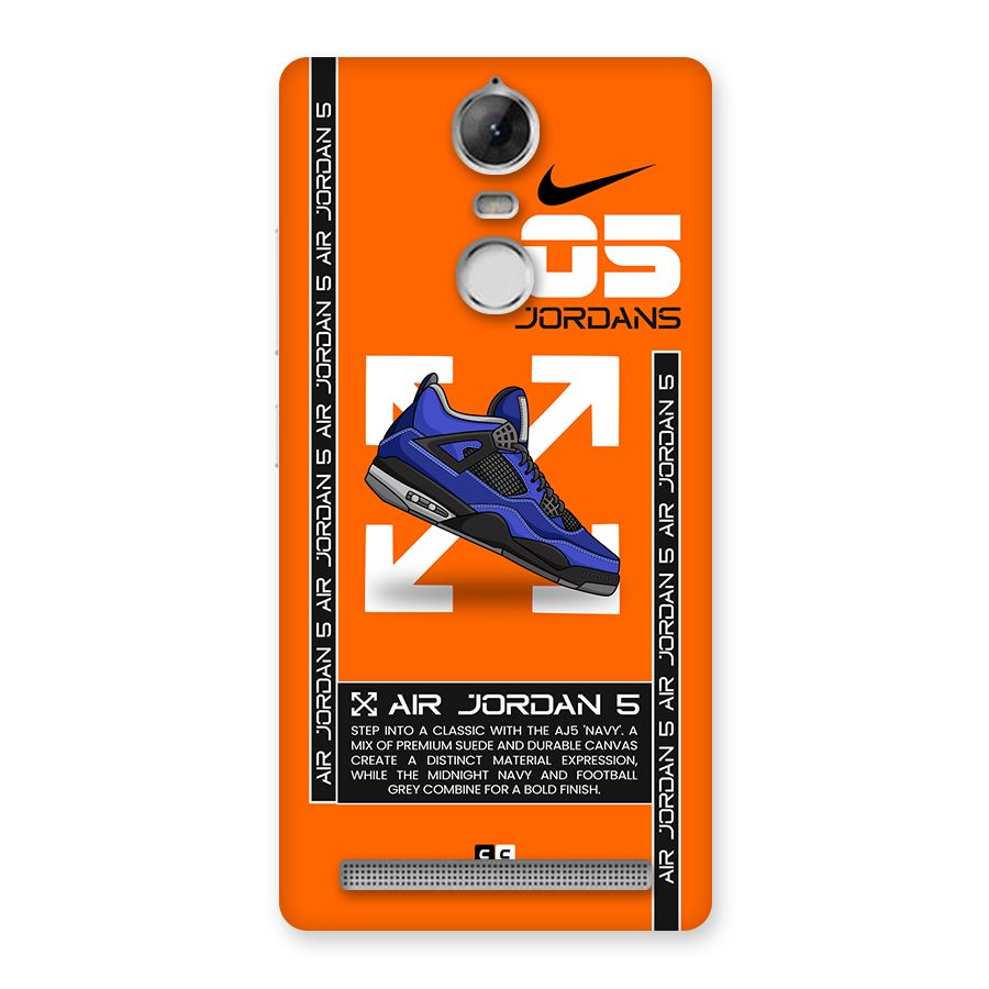 Amazing Air Shoes Back Case for Vibe K5 Note
