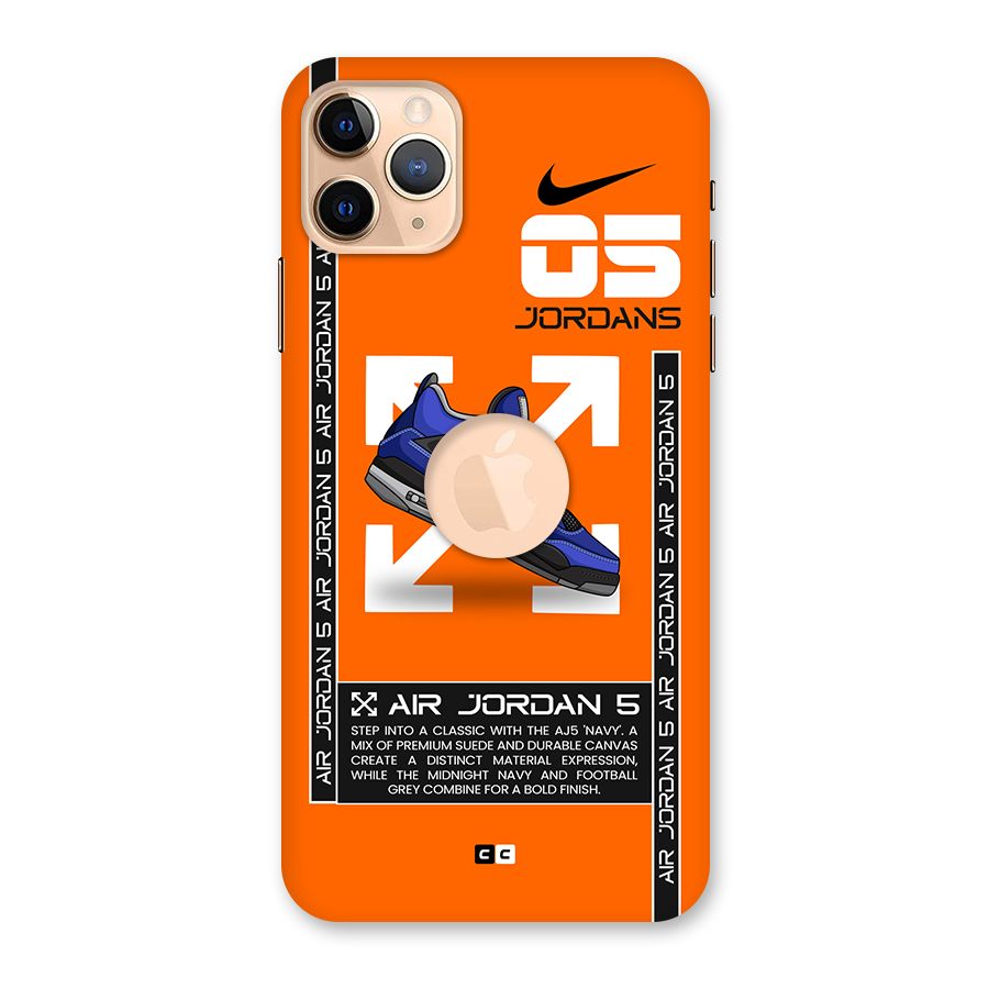 Amazing Air Shoes Back Case for iPhone 11 Pro Max Logo Cut