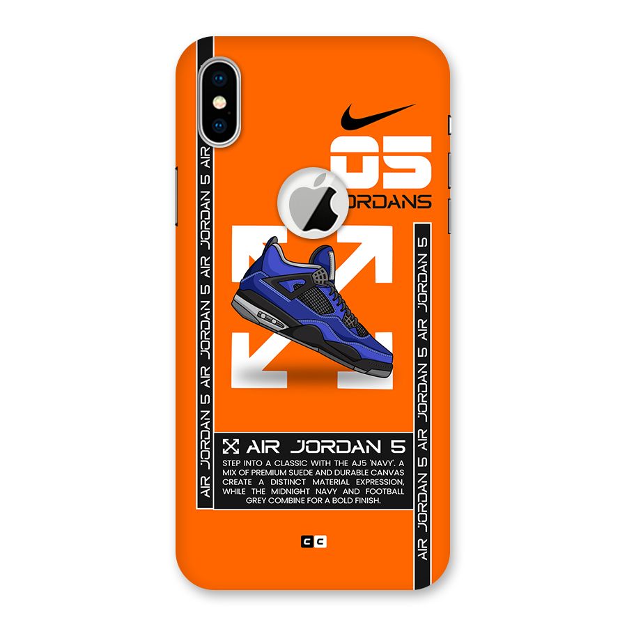 Amazing Air Shoes Back Case for iPhone X Logo Cut