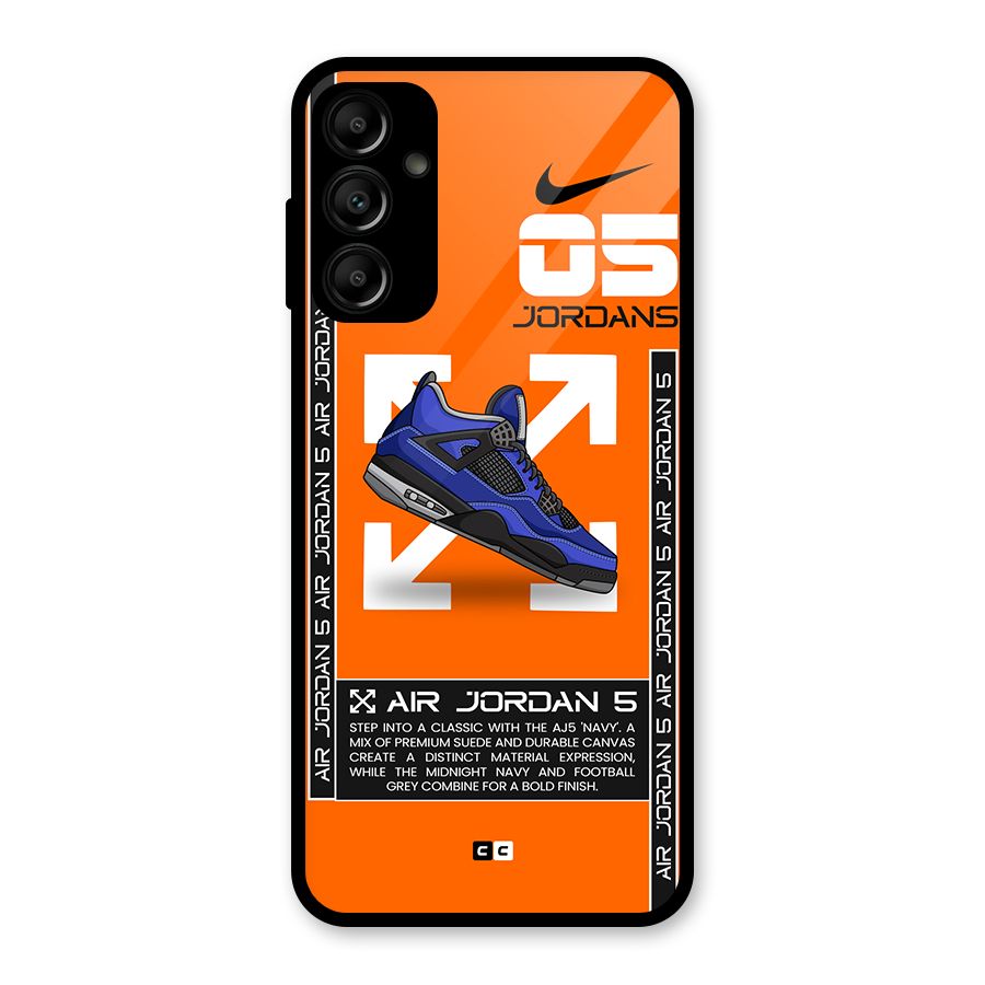 Amazing Air Shoes Glass Back Case for Galaxy A14 5G