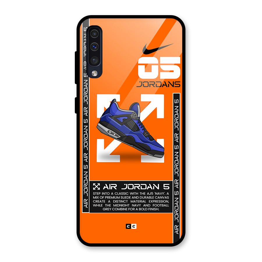 Amazing Air Shoes Glass Back Case for Galaxy A30s